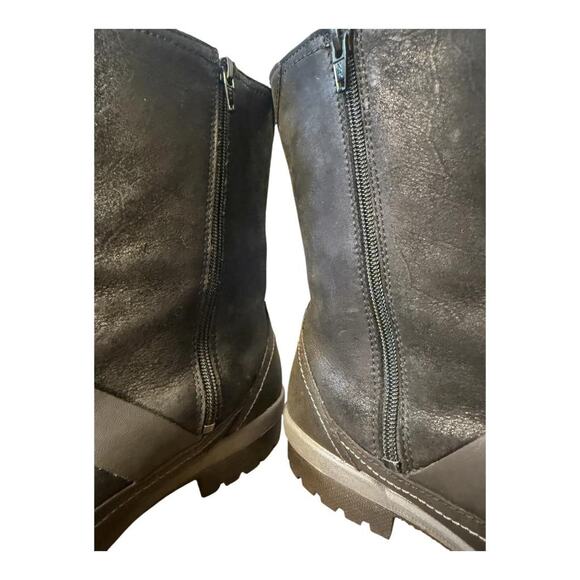 Merrell Emery Buckle Leather Moto Boot Women size 9 - Picture 4 of 8